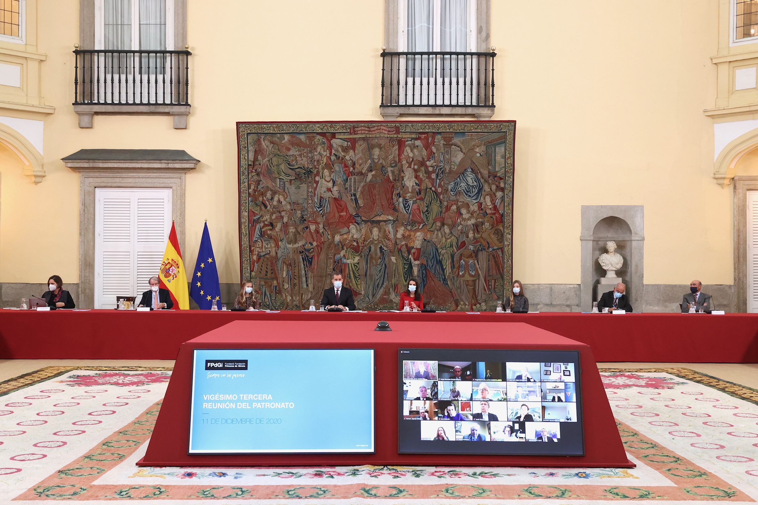 Patronato de la Fundación con presencia de la presidenta de honor, S.A.R. la Princesa de Asturias y Girona