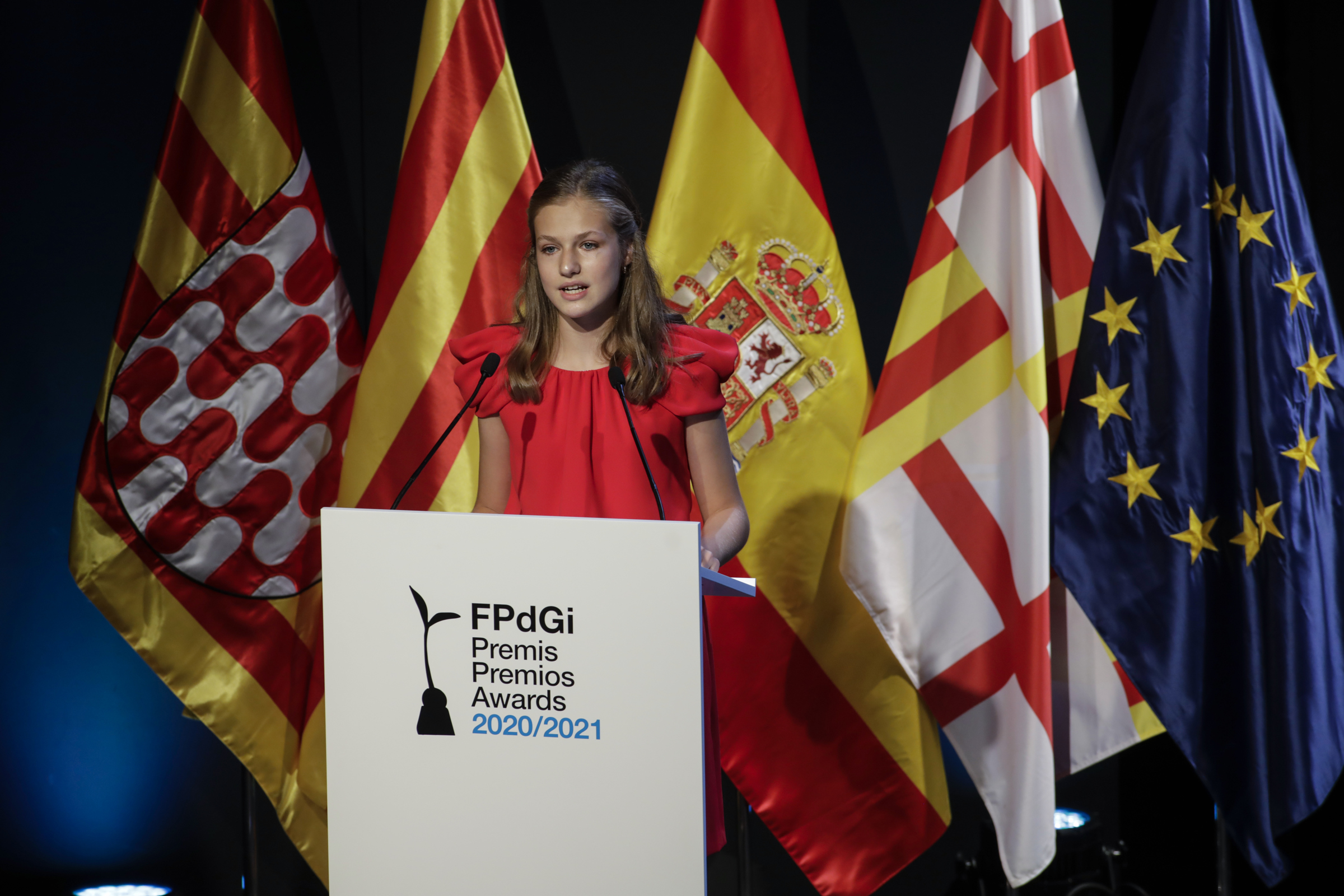 Paraules de Sa Altesa Reial la Princesa d’Astúries i de Girona