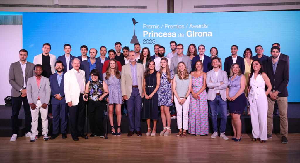 Los Reyes, la Princesa Leonor y la Infanta Sofía participan de las actividades organizadas por la Fundación Princesa de Girona con motivo de la entrega de los Premios 2023