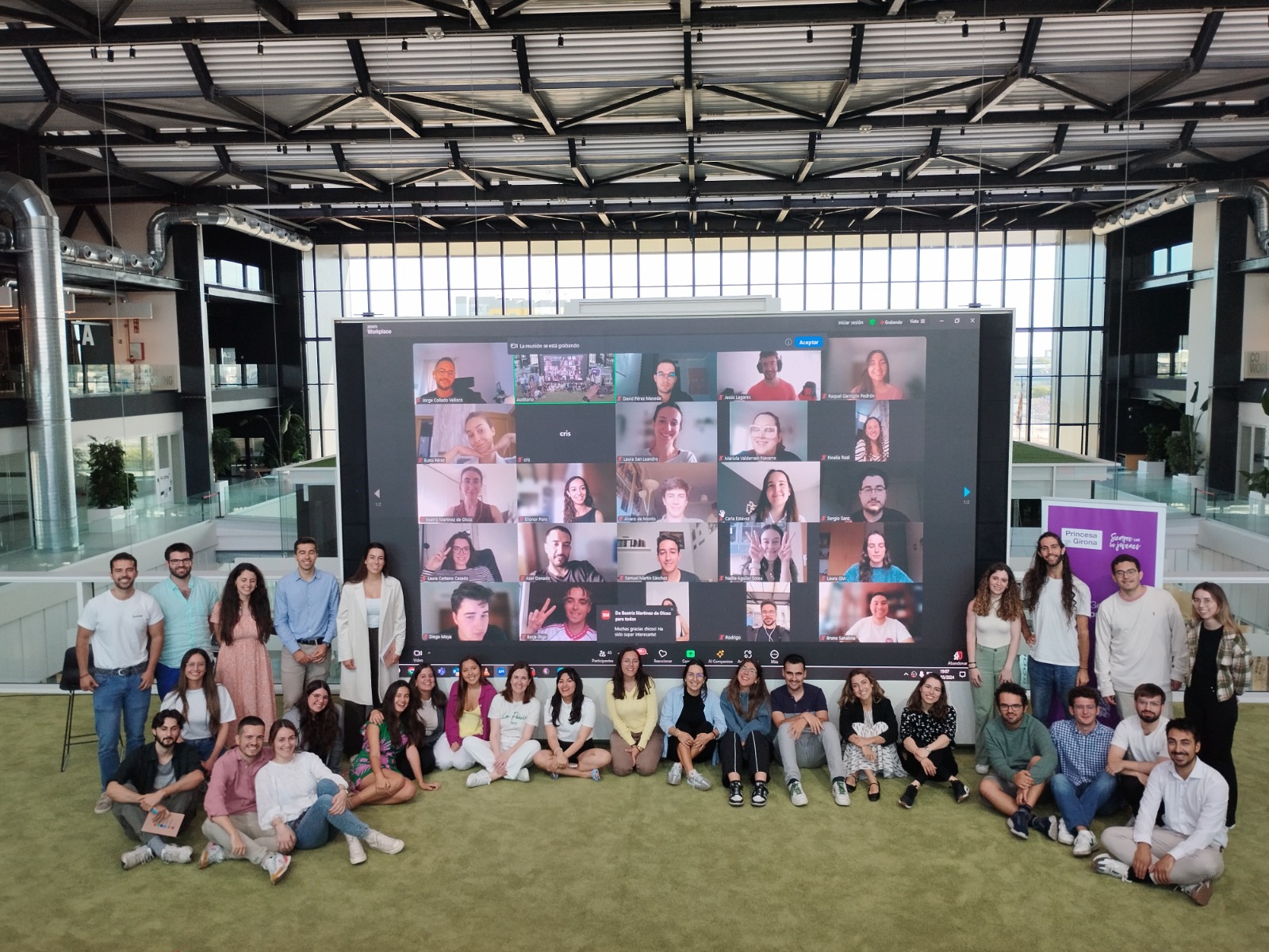 DFactory acoge la primera sesión híbrida con los nuevos jóvenes de «Generación propósito»