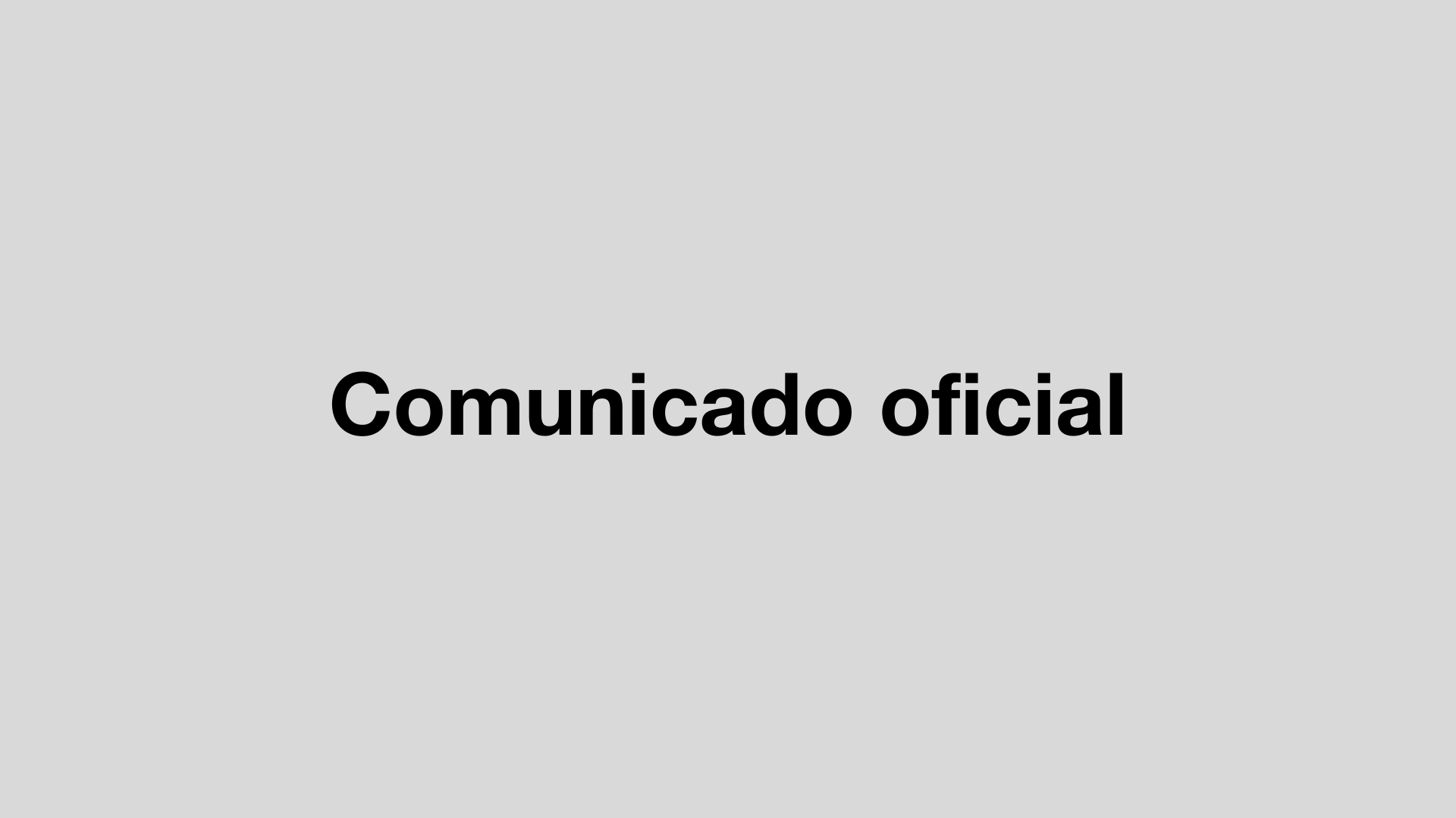 COMUNICADO OFICIAL DE LA FUNDACIÓN PRINCESA DE GIRONA