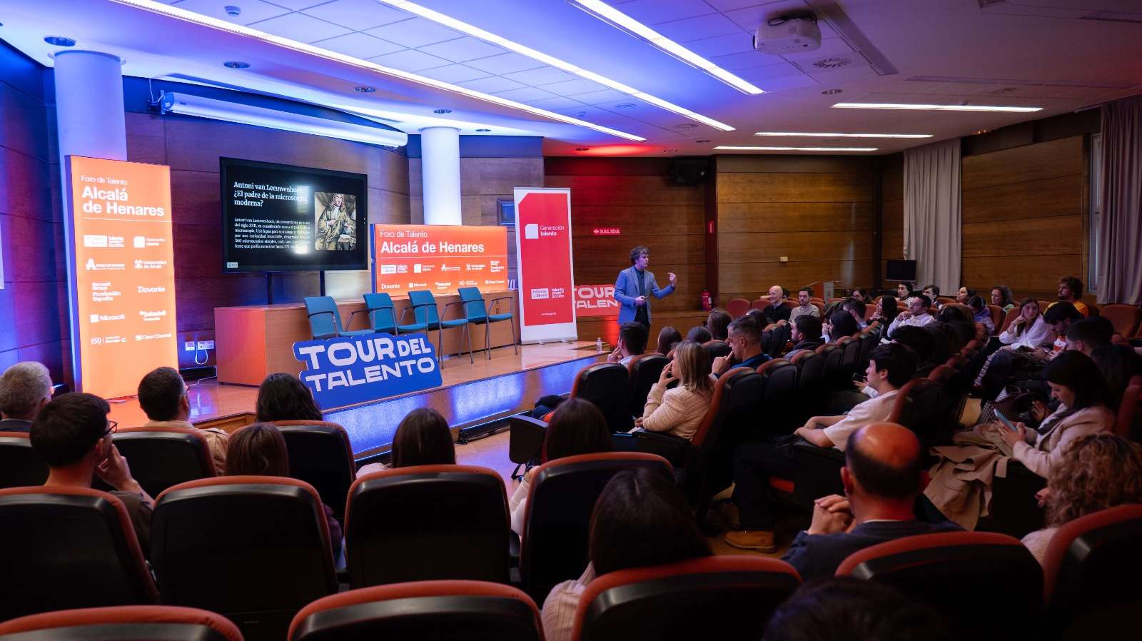 El Foro de Talento inaugura la semana de actividades del Tour en Alcalá de Henares con una jornada dedicada al fomento del emprendimiento en los sectores científico y tecnológico