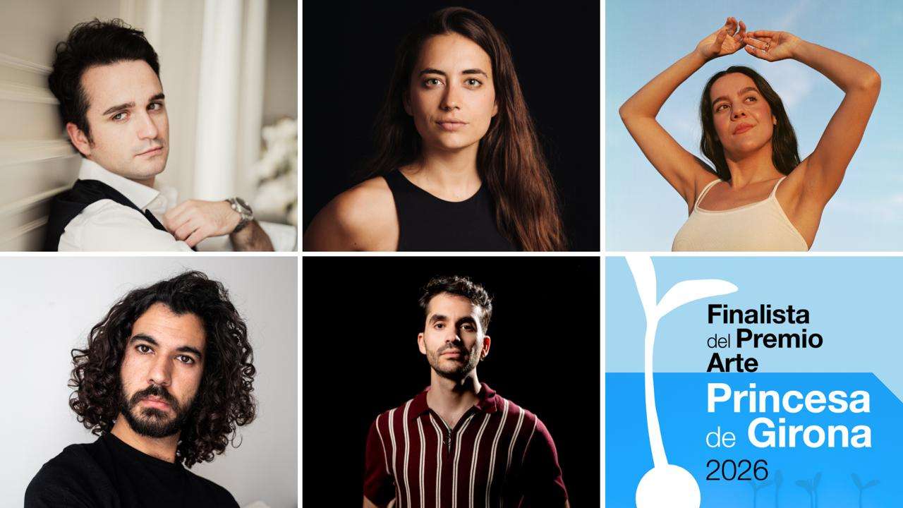 La Fundació Princesa de Girona presenta els cinc finalistes del Premi Art 2026, el/la guanyador/a del qual es donarà a conèixer en l’acte central del Tour del Talent a Granada