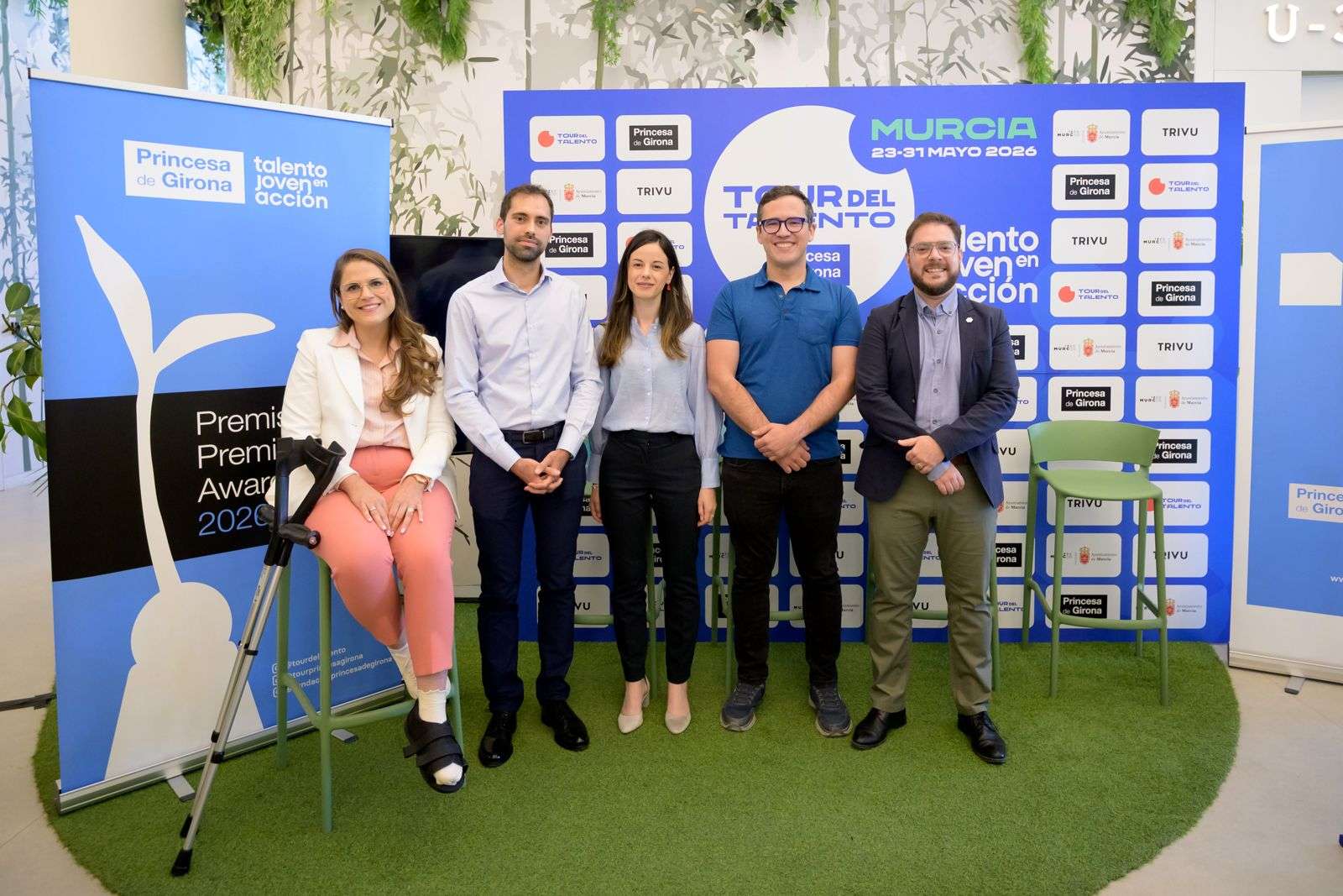 La Fundación Princesa de Girona presenta a los cinco finalistas del Premio Princesa de Girona Investigación 2026, cuyo ganador/a se conocerá mañana en el acto central del Tour del talento en Murcia
