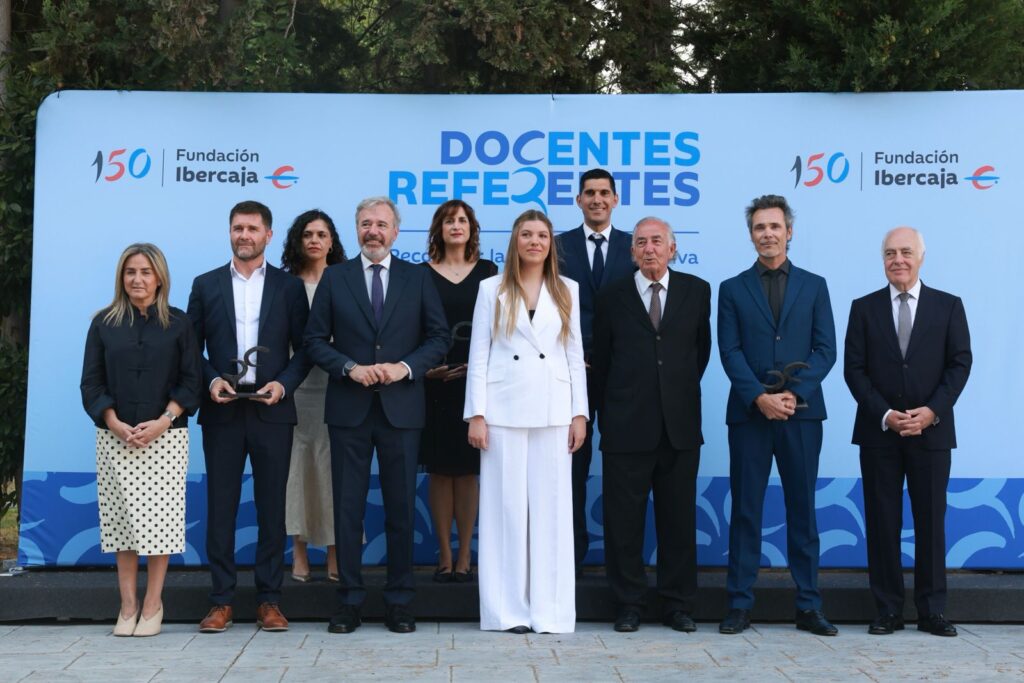 La Infanta Sofía preside la entrega de las ayudas de la I edición de ‘Docentes Referentes’ de Fundación Ibercaja